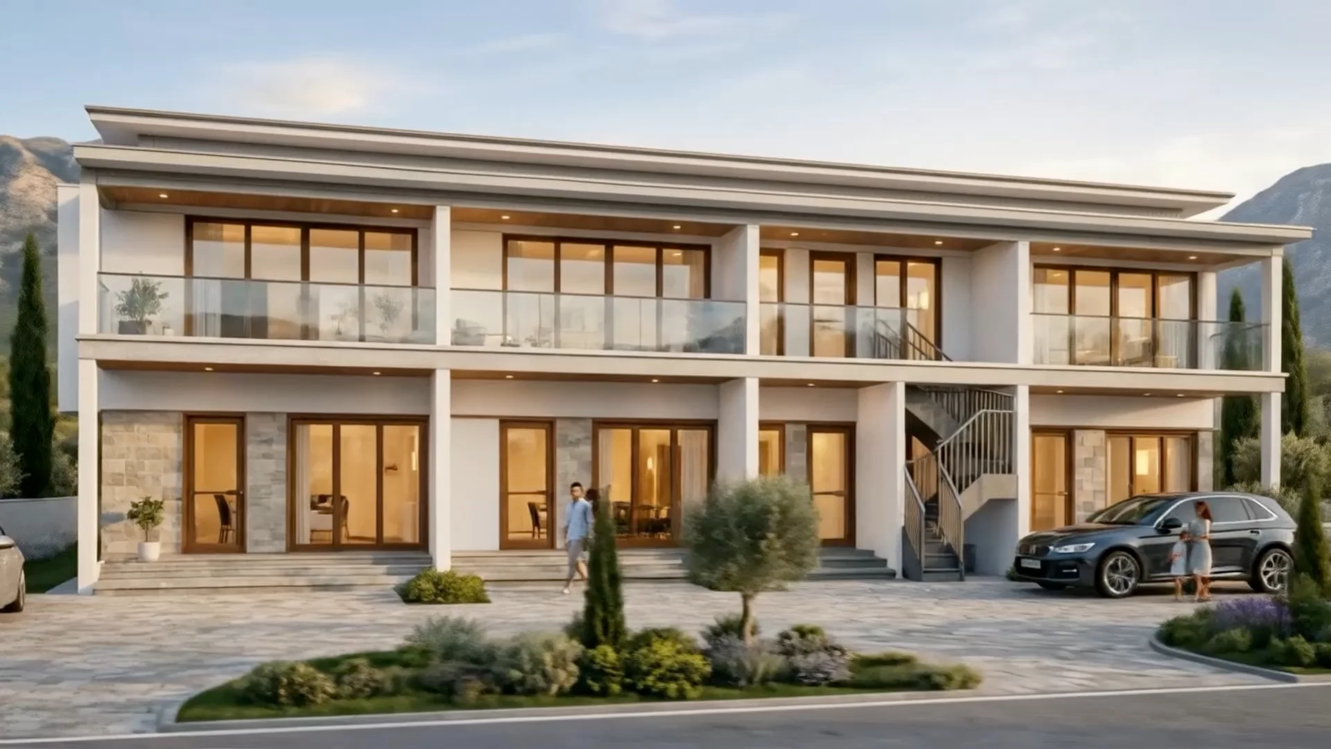 Villa building exterior
